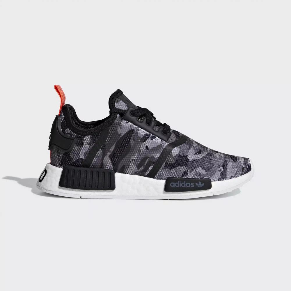 Adidas NMD R1 Tenis Grises Para Niño (MX-46781)